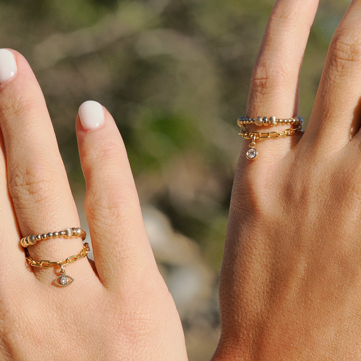 Amulet Link Ring